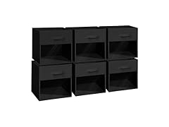 Easi 11 inch Cube Storage Bins, 6 Pack 