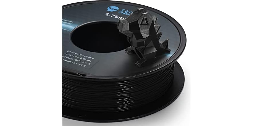 SainSmart Black Flexible TPU 3D Printing Filament