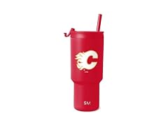 Simple Modern Calgary Flames Tumbler  30oz 