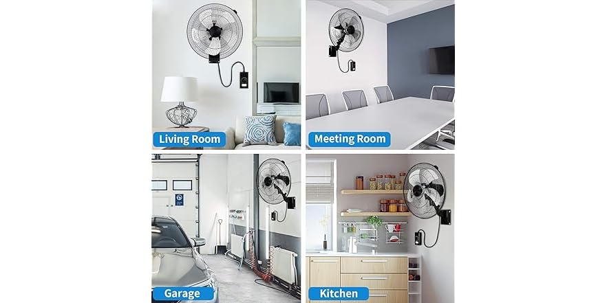 thumbnail image 2 of Simple Deluxe 18-Inch High-Velocity Pedestal Fan (2-Pack) - Heavy Duty Metal Floor Fan For Indoor Use 2 of 4