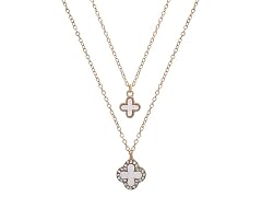 Mini Clover Charm Necklace
