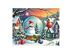 Springbok Snowman Snow Globe 1000 Piece Puzzle