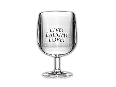 Acrylic Wine Glasses, 4-Pack