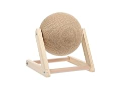 SUPVOX Cat Scratcher Toy 6.69 Inch Sisal Rolling Ball