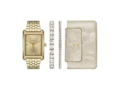 Folio Womens ThreeHand GoldTone Watch