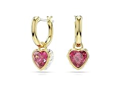 Swarovski Chroma Heart Drop Earrings