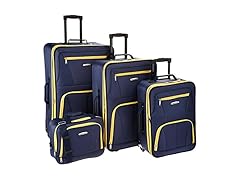 Rockland 4Pc Journey Softside Luggage Set