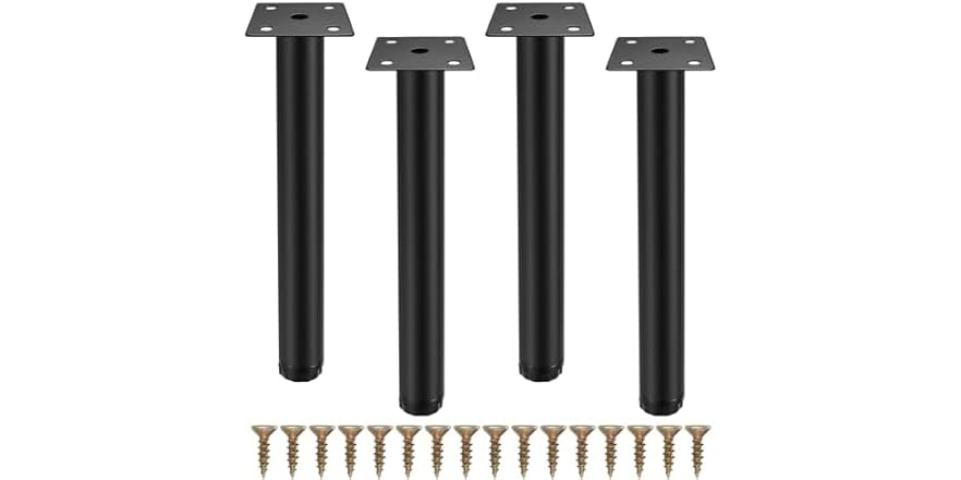 Legs For Racks 8 Pack Metal Cabinet Furniture Legs
