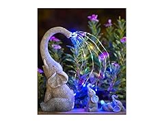 Solar Elephant Outdoor Garden Décor