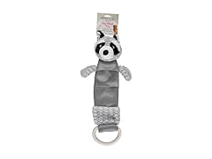 Cudlie Raccoon Plush Dog Toy w/ Rope
