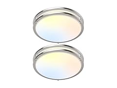 2-Pack 13 inch Dimmable LED Ceiling Light Fixture