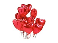 18 Inch Red Heart Foil Helium Balloons