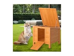 Wooden Cat Litter Box Enclosure