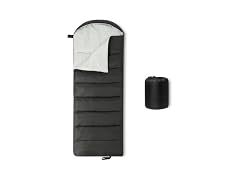Amazon Basics 35F Sleeping Bag - Black/Gray