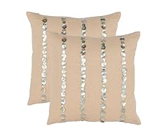 Jenna 18x18 Almond - S/2