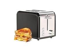 YSSOA 2-Slice Stainless Steel Toaster