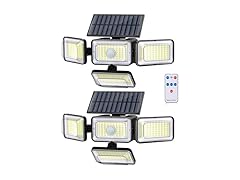 Mokot Solar Lights Outdoor, 288 LED 2800LM Motion Sensor