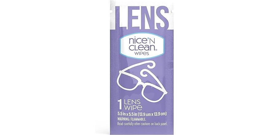 Nice 'N Clean 50 Lens Wipes Pre-Moistene