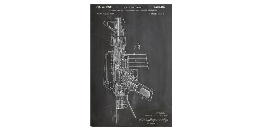 M16 Rifle Canvas Wrap (2 Sizes)