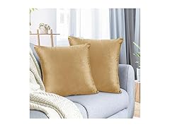 Nestl Throw Pillow Covers, Cozy Velvet