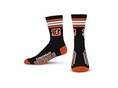 CINCINNATI BENGALS 4Stripe Deuce Sock (M)