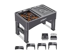 UPSKY 2-in-1 Elevated Dog Bowls Set
