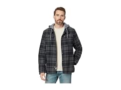 Levi's Men's (2XL) Men's Plaid Sherpa Lined Grey/N