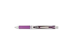 Pentel Gel Pen, Retractable, Metal Tip.7mm, Refill, Violet