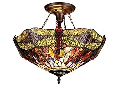 2-Light Semi Flush, Antique Bronze