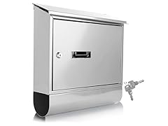 Indoor/Outdoor Wall Mount Locking Mailbox