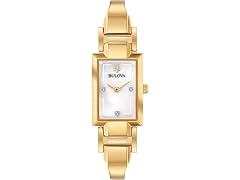 Bulova Ladies' Classic Diamond Dial Quartz Watch