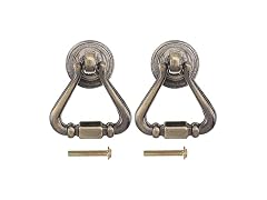 BESTOYARD 2pcs Antique Cabinet Pull Handle Bronze