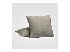 Crane Home Zen Sage Fringe Euro Sham Set