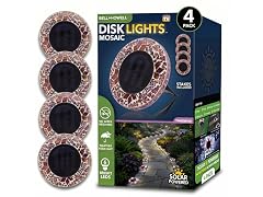4Pack Mosaic Disk Light
