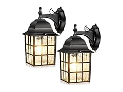 Brightever 2-Pack Dusk to Dawn Outdoor Wall Lantern