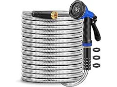 GAGALUGEC Stainless Steel Garden Hose | 50 ft