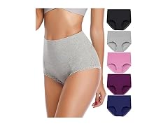 ANNYISON (XXL) High Waisted Underwear for Briefs