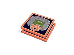 AUBURN TIGERS NCAA 3D StadiumView Coasters 4" 4"