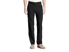 Haggar Cotton Straight Fit Plain Front Pant