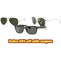 Up to 55% off + Extra 20% off on Ray-Ban & Oakley Sunglasses