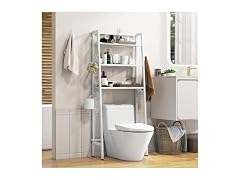 Nightcore 3-Tier Over Toilet Shelf White