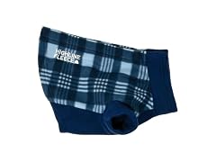 Highline Fleece Dog Coat Blue Plaid