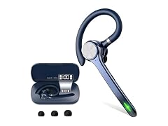 HEIBAS Bluetooth Headset (Blue)