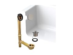 Westbrass A321H-07 14" Brass Bath Waste & Overflow Assembly