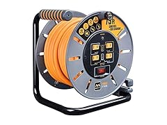 Masterplug 75ft Cord Reel with USB
