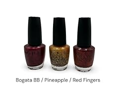 OPI Nail Lacquer 3-Pack Long-Lasting, High-Shine Shades, Red Fingers + More