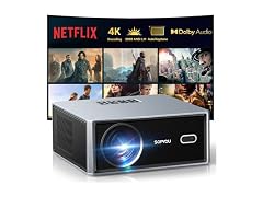 SOPYPOU Smart TV Projector