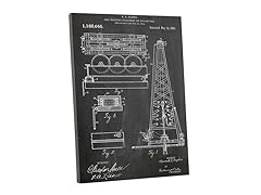 Drilling Rig Canvas Gallery Wrap (2 Sizes)