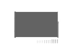 Retractable Side Awning, 63''x 118'' Aluminum