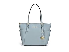 Jet Set Top Zip Saffiano Leather Tote